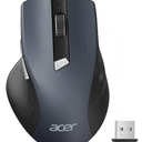 acer Wireless Mouse for Laptop, 2.4GHz Computer Mouse 3 Adjustable DPI Office Cordless USB Mice with USBA Receiver, 6 Buttons, 1600 DPI, Medium to Large Sized Hands Compatible with PC, Laptop, Desktop