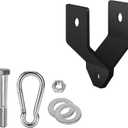 Power Rack Shackle Band Attachment Custom Pulley System Accessories,Squat Rack Crossmember Shankle Bolts DIY Cage Add on LAT Pull Down Bar Tool for Grm (0.625 Holes)