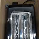 Cuisinart CPT122BK 2Slice Compact Plastic Toaster, Slots for Bagels & Bread, 7 Shade Settings, Cancel/Defrost/Reheat Functions, Removable Crumb Tray, Small Kitchen Appliance for Home & Office, Black