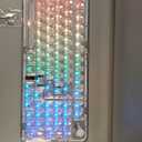 YUNZII X98 QMK/VIA Wireless Mechanical Gaming Keyboard with Knob,Tri-Mode BT5.0/USB-C/2.4GHz Hot Swappable Keyboard,Pre-lubed Switches Gasket Mount RGB Backlit for Wins/Mac (White, Snow Switch)