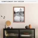 MCS Museum Poster Frame 20x28 Medium Oak Woodgrain, Vertical & Horizontal Wall Hanging Large Picture Frame for Photos, Posters & Art Prints (1-Pack)