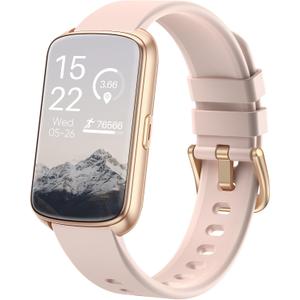 Fitness Tracker, Smart Watch with 24/7 Heart Rate/Blood Pressure/Blood Oxygen Monitor, Sleep Tracker, Step & Calorie Counter, IP68 Waterproof Fitness Watches for Women Men Compatible with Android & iPhone