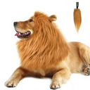 CPPSLEE Lion Mane for Dog Costumes, Realistic Wig for Medium to Large Sized Dogs, Halloween Costumes (Brown)