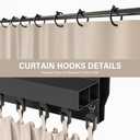 Outdoor Gazebo Curtain Replacement Universal 4-Panel Sidewalls 10' X 12',Outdoor Patio Waterproof Privacy Curtain with Double Zipper for Patio,Garden, and Backyard (Curtain Only)