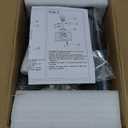 Semi-Flush Mount Ceiling Light - Modern Industrial Light Fixture Black and Gold,4-Light Candelabra Lighting Ceiling Lamp for Kitchen Foyer Entryway Hallway Bedroom Closet