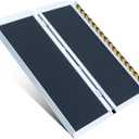 Portable Wheelchair ramp 3FT,No-Slip Aluminum Folding Handicap Ramp 800lbs Weight capacaity,Wheel Chair ramp for Home Steps,Stairs,car