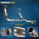 Left and Right 2-PC Catalytic Converter Kit Direct-Fit Compatible with Ford F-150 F150 2015 2016 2017 2018 2019 2020 5.0L, Replace# 645165 645166 645147, EPA Compliant