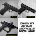 Guard Dog Security 8 Gram / 12 Gram Co2 Cartridges, Non-Threaded, CO2 cartridges BB Gun, CO2 BB Pistol, CO2 Airsoft Pistol, and CO2 Paintball Markers, Snug fit, Solid Seal