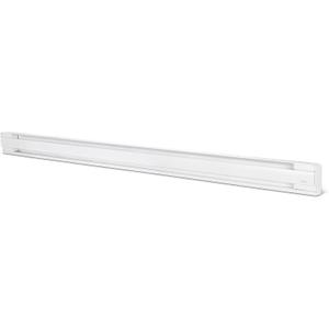 Stelpro Brava Electric Baseboard Heater 2000W / 240V (1500W / 208V) 96 L 5 7/8 H Rounded Corners Durable Steel Convection Heater for Spacious Rooms (AB82002W) White