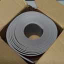 Vinyl Wall Base Baseboard Molding Trim 4" Gray Flexible Self Adhesive Rubber Wall Base Moulding Trim Peel and Stick Design(20Ft, Grey)