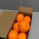 HAKSEN 12 PCS Fake Oranges, Artificial Fruits for Decoration Lifelike Fake Fruit Faux Oranges for Home Kitchen Cabinet Decor Photography Prop