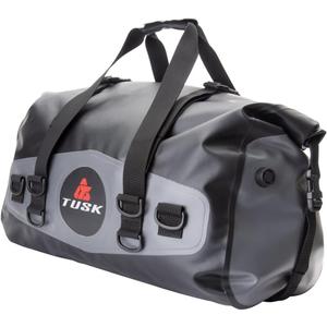 Tusk Dry Duffel Bag Medium (33 Liters) Top Load Black/Grey