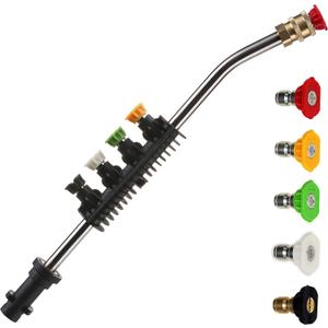 M MINGLE Pressure Washer Wand Extension with Adapter, Replacement Lance, Only Compatible Karcher K2, K3, K4, K5, K6, K7, 15 Inch