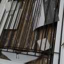 SPIRICH 96-inch Extra Wide 30-inches Tall Dog Gate with Door Walk Through, Freestanding Wire Pet Gate for The House, Doorway, Stairs, Pet Puppy Safety Fence, Support Feet Included (White)