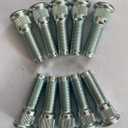10pcs Front Wheel Lug Stud 610-569 1/2-20 0.627 in. Knurl 1.9 in. Length Replacement for Jeep Wrangler JK, Wrangler, Liberty, Dodge Nitro