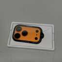 TORRAS for iPhone 17 Pro Max Camera Lens Protector, [Metal Frame] with Military Grade 9H+ Tempered Glass, Full Coverage, Anti-Scratch, 12 FT Shatterproof, Case Friendly, 1-Piece, Cosmic Orange, 1 Pack