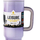 MANNA LEISURE STAINLESS STEEL TUMBLER WITH DUAL LID FUNCTION 40 OZ