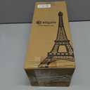 allgala 15" Eiffel Tower Statue Decor Alloy Metal, White