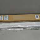 LazBlinds Cordless White 1" Room Darkening Vinyl Mini Blinds, 26" W X 36" H Horizontal Window Blinds for Home, Cordless Shades for Indoor Windows