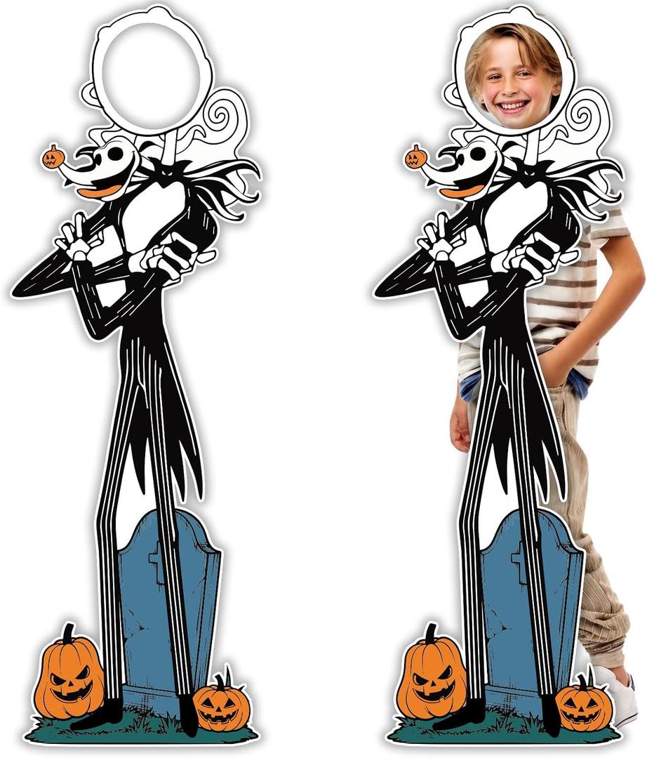Nightmare Before Halloween Decorations, Jack Nightmare Christmas Yard Sign, Large