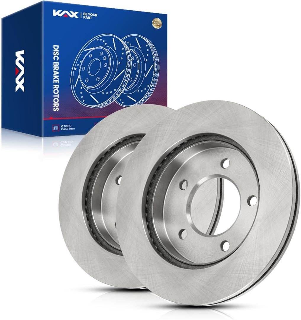 KAX Front 54042 Disc Brake Rotor Fits for f/150 1997-2004, f/150 Heritage 2004, Automotive Replacement Brake Rotors, 2pcs