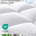 BEDELITE Dorm Room Essentials Twin XL Mattress Topper for College Students Back to School 3 Inch Thick Mattress Pad, Plush Pillow Top Bed Cover, Shredded Memory Foam Filling