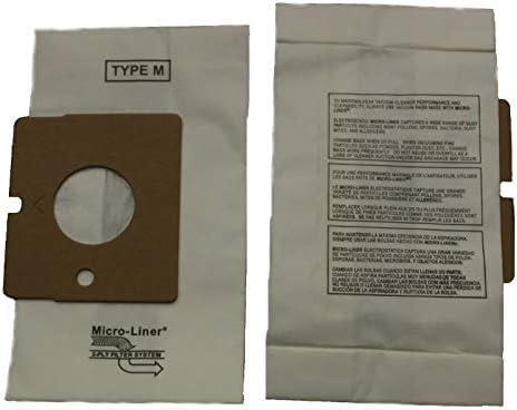 10 for Kenmore Type M Magic Blue 51195, 50101 Premium Allergen Canister Vacuum Bags 10 in a Pack