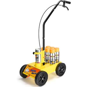 CAROD Striping Line Marking Machine, Parking Lot Striping Machine, Compatible with Professional Inverted Striping Spray Paint, Line Striper Machine for Fast and Accurate Marking, Yellow (Yellow)