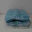 19x19 Outdoor Chair Cushions Set of 2, Tufted Wicker Patio Furniture Cushions, Thick Outdoor Seat Cushions for Lawn Chairs, Overstuffed and Water Resistant, Teal