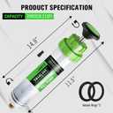 SWANLAKE 200cc Fluid Extractor, Extraction&Fill Pump, Fluid Syringe Pump Manual Suction Vacuum Fuel Car Transfer