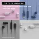 Sony IER-EX15C USB-C Plug, Wired in-Ear Headphones for iPhone and Android Phones, with Built-in Multi-Function Button, Volume and Mic Control, Supports USB Audio Class 1.0 Devices, White