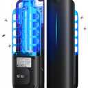 Flying Insect Trap Plug in Mosquito Bug Zapper Indoor Gnat Moth Catcher with 9W Night UV Light, 10 Sticky Glue Board Refills for Home Office (Black)