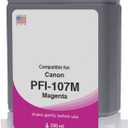 CIG Clover Replacement Ink Cartridge for Canon PFI-107M 6707B001AA | Magenta