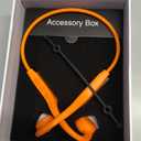 Bone Conduction Bluetooth Headphones-SwimBeats,IP68 Waterproof Swimming Headphones with 32GB MP3 Player, Lightweight Open Ear Design for Swimming/Surfing/Marathon/Cycling(Orange)