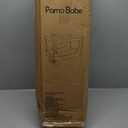 Pamo Babe Portable Crib Baby Playpen with Mattress and Carry Bag Grey (Grey)