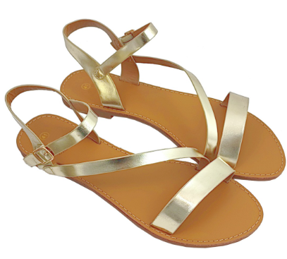 SODA Enfold Women's Sandals (Gold) Size 10