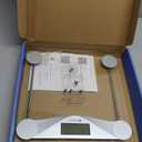 Etekcity Digital Body Weight Bathroom Scale, Large Blue LCD Backlight Display, High Precision Measurements,6mm Tempered Glass, 400 Pounds