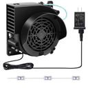 Inflatable Fan Replacement, 3100RPM Air Blower 12V 1A Blow up Fan for Halloween Christmas Inflatables with 3-LED Light Strings for Thanksgiving Indoor Outdoor Holiday Inflatables Decor