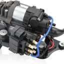 JDMON Air Ride Suspension Compressor Pump with Bracket/Valve Block Compatible with BMW 7 Series G11 G12 740i 750i 760i Li 2016-2019, Replace 37206861882 37206884682