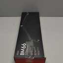 FIFINE Mic Arm Stand, Microphone Boom Arm with Desk Clamp, Cable Channels, 3/8" to 5/8" Threads, Heavy Metal Microphone Stand for Podcast, Vocal Recording, Gaming-BM66 Black