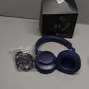 Over Ear Bluetooth Headphones, Studio Monitor & Mixing DJ Headphones Wireless with 50mm Drivers and 1/4 to 3.5mm Wired Audio Jack for Guitar Recording Podcast AMP Piano, 100H Playtime, Dark Blue