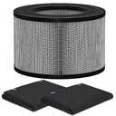 Ontheone 50250-S HEPA Filters Replacement & Carbon Pre-Filter Set Compatible with Honey-well 24000 24500 50250-S 52500 Air Cleaner Purifier, Part Number 24000, (1 HEPA + 2 Carbon Pre-Filter)