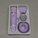 Ufree Bikini Trimmer Electric Razors for Women, Rechargeable Pubic Body Hair Trimmer Electric Shaver for Legs Body Hair, Bikini Shaver IPX7 Waterproof, Gifts for Women, Purple