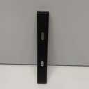 Universal Black Metal Extension Mounting Plate with Two Adjustable Slots