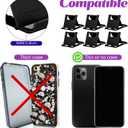 Kathfly 36 Pcs Cell Phone Stand Bulk Foldable Tablet Mobile Stand Adjustable Universal Multi Angle Pocket Phone Holder Compatible with All Smartphones