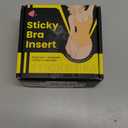 Double Sided Sticky Bra Push Up, Invisible Bra Pad Inserts for Large Breasts, Adhesive Bra for Bikini Swimsuit (Beige, Large)