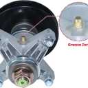 2 Pack 918-04129 Spindle Assembly with 756-04129B Idler Pulley Replaces Cub Cadet 618-04129B, 618-04129, 918-04129B, 918-04129A, 618-04129A for Cub Cadet LT1050 LT1024 SLT1554 50" 54" Deck