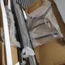 Sophia & William Metal Outdoor Bench, 50" Outdoor Garden Bench Patio Park Bench, Cast Iron Park Benches for Outside with Floral Design Backrest, Bronze