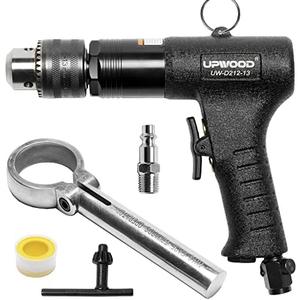 1/2” Reversible Air Drill, Heavy Duty 700 RPM Pistol Grip Handle (1/2 Reversible Drill)