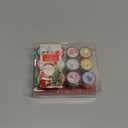 TINYMILLS 12 Pcs Rustic Christmas Stamper Kit  Cute Vintage Self-Inking Holiday Stamp Set with Santa, Elf & Snowman Designs, Fun Christmas Party Favors, Classroom Rewards, Stocking Stuffers